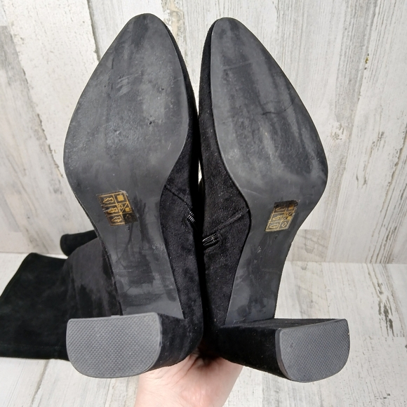 NEW Jeffrey Campbell Parisah Black Over the Knee Boots #1193 - Picture 9 of 11